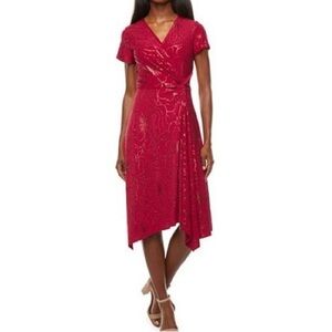 Perceptions
Red Glitter Side Knot Dress